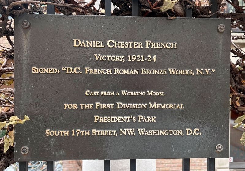 Daniel Chester French Marker. Click for full size. Daniel Chester French Marker image. Click for full size.