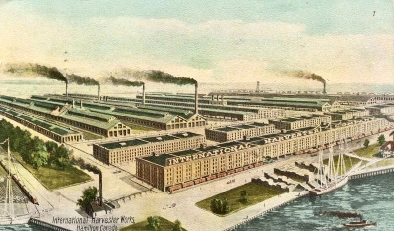 International Harvester Works (later Case Canada Corporation) c 1910. Click for full size. International Harvester Works (later Case Canada Corporation) c 1910 image. Click for full size.