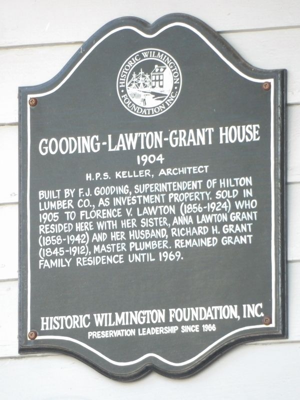 Gooding-Lawton-Grant House Marker image. Click for full size.