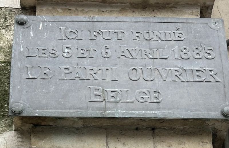 The Belgian Open Party / Le Ouvreir Parti Belgie Marker image. Click for full size.