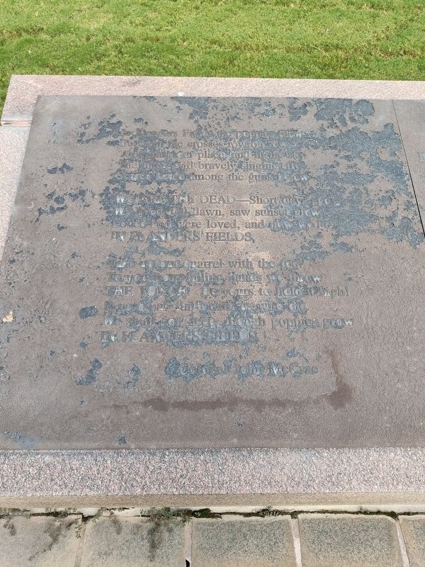 World War I Honor Roll Marker image. Click for full size.