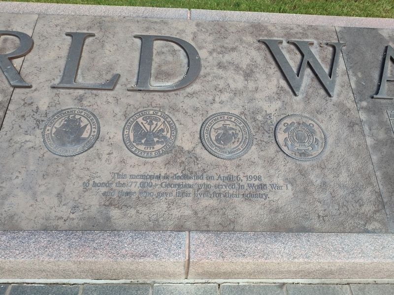 World War I Honor Roll Marker image. Click for full size.