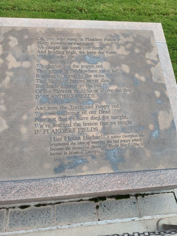 World War I Honor Roll Marker image. Click for full size.