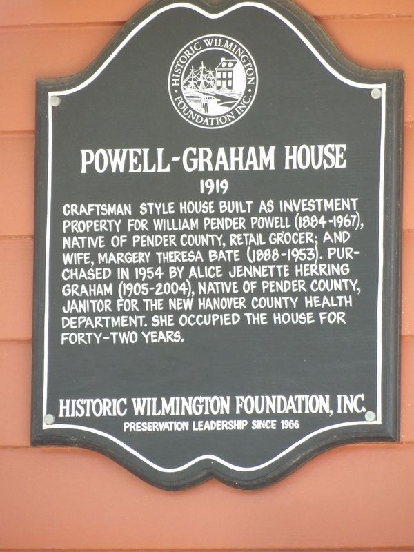 Powell-Graham House Marker. Click for full size. Powell-Graham House Marker image. Click for full size.