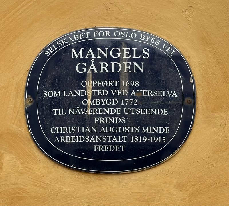 Mangelsg�rden Marker image. Click for full size.