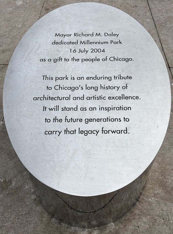 Millennium Park Marker image. Click for full size.