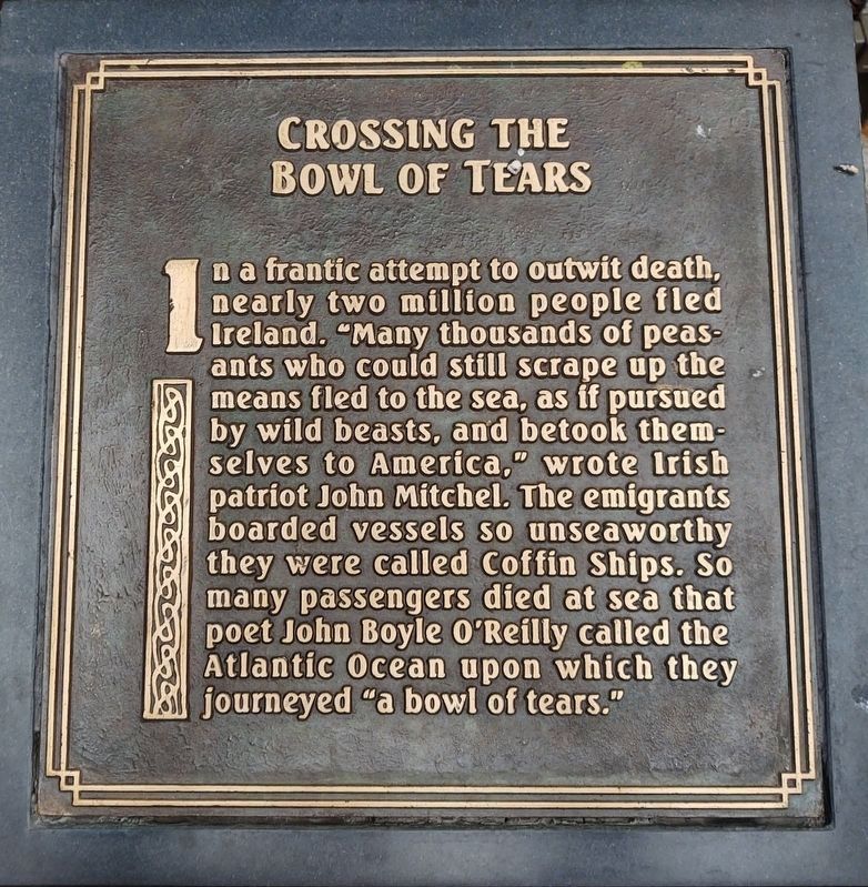 Boston Irish Famine Memorial image. Click for full size.