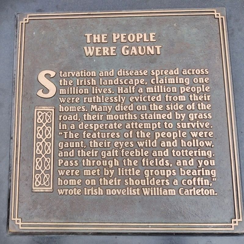 Boston Irish Famine Memorial image. Click for full size.