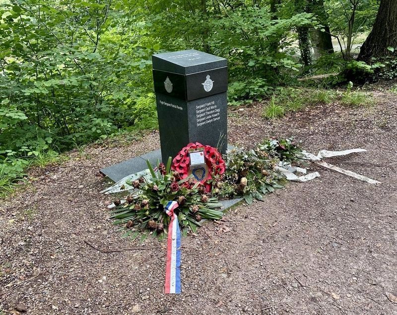 Halifax JB 907 Crash Memorial Marker image. Click for full size.