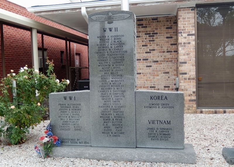Montgomery County Veterans Memorial. Click for full size. Montgomery County Veterans Memorial image. Click for full size.