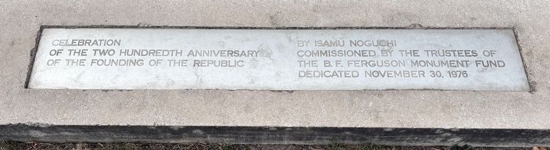 Bicentennial Memorial Marker. Click for full size. Bicentennial Memorial Marker image. Click for full size.