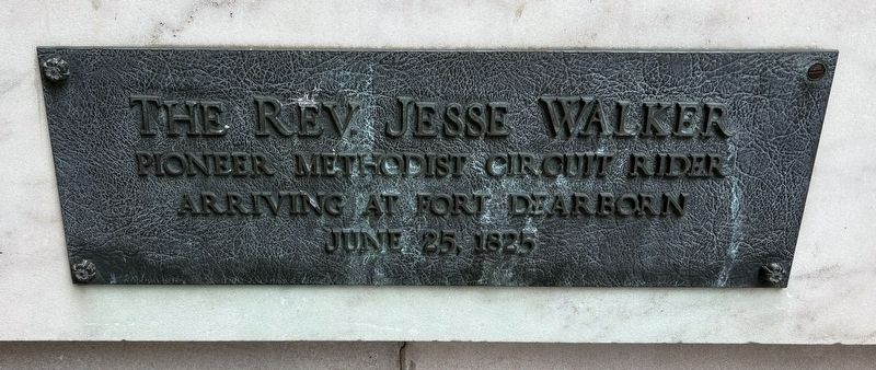 The Rev. Jesse Walker Marker image. Click for full size.