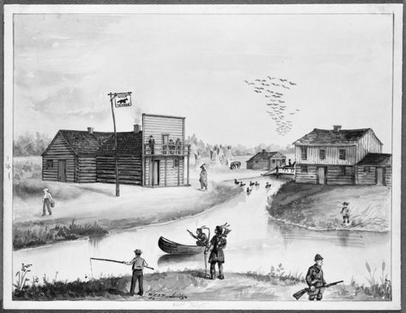 Wolf Point (Chicago, 1835) image. Click for full size.