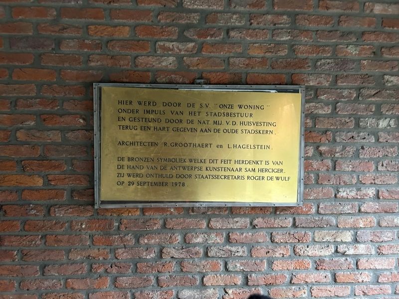 "Onze Woning"/ �Our Home�� Marker image. Click for full size.
