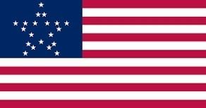Great Star Flag, 1818-1819 image. Click for full size.