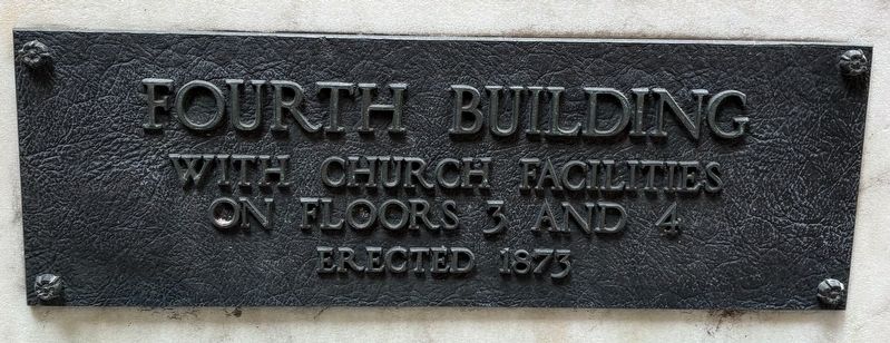 Fourth Church Building of First Methodist Church of Chicago Marker image. Click for full size.