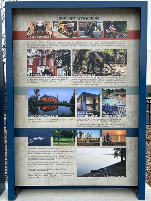 Adjacent Community Attractions Marker image. Click for full size.