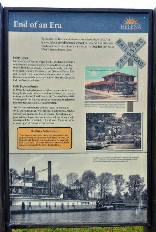End of an Era Marker image. Click for full size.