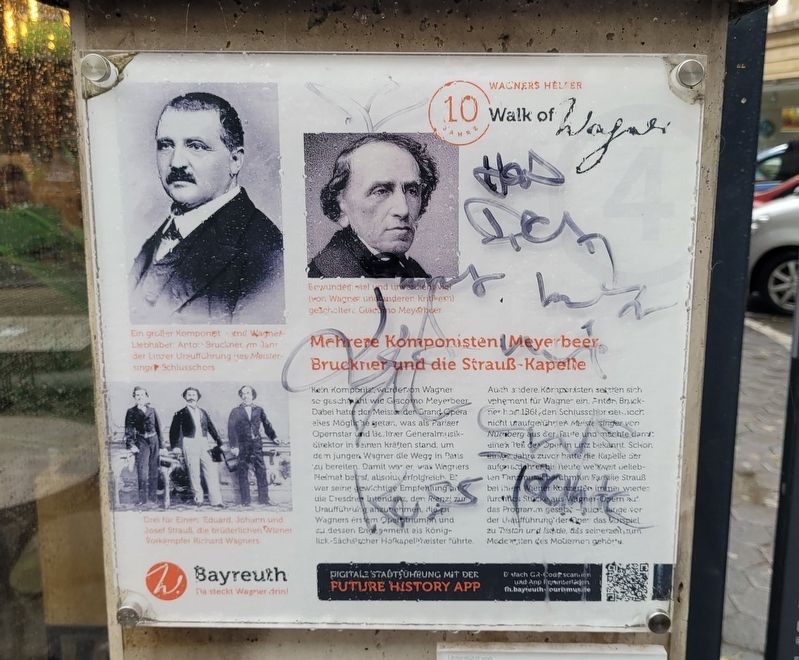 Mehrere Komponisten: Meyerbeer Bruckner und die Strau�-Kapelle Marker image. Click for full size.