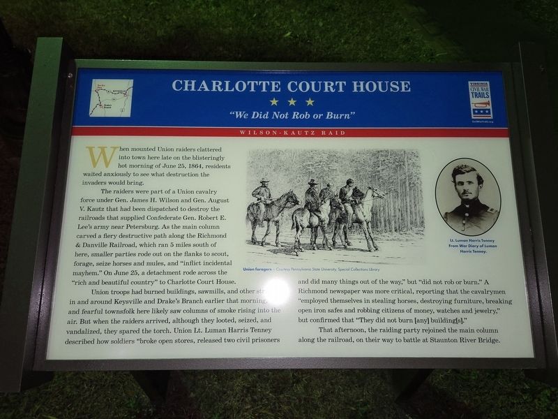 Charlotte Court House Marker image. Click for full size.