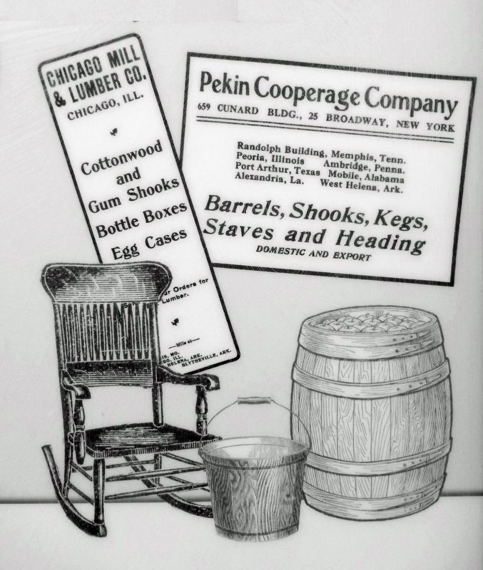 Marker detail: West Helena Products image. Click for full size.