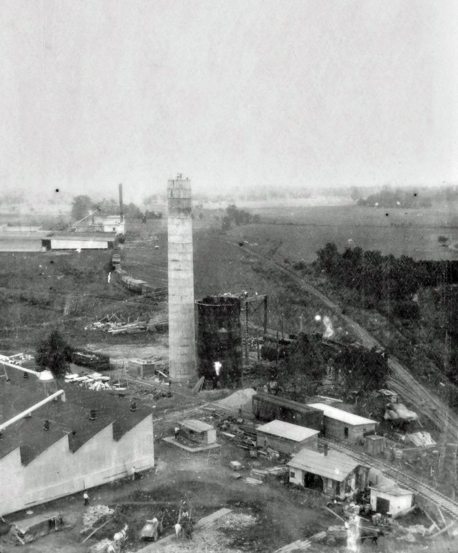 Marker detail: Pekin Wood Products Company, West Helena, 1927 image. Click for full size.