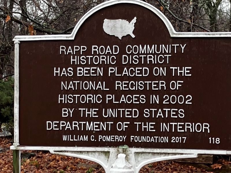 Rapp Road Community Marker image. Click for full size.