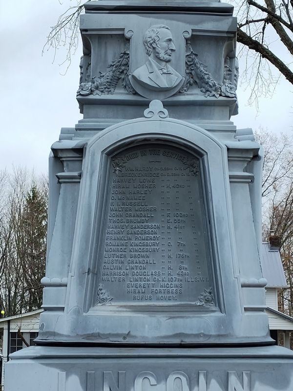 Camden Township Civil War Memorial Plaque 1 image. Click for full size.