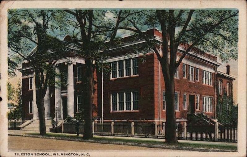 Tileston School Postcard image. Click for full size.