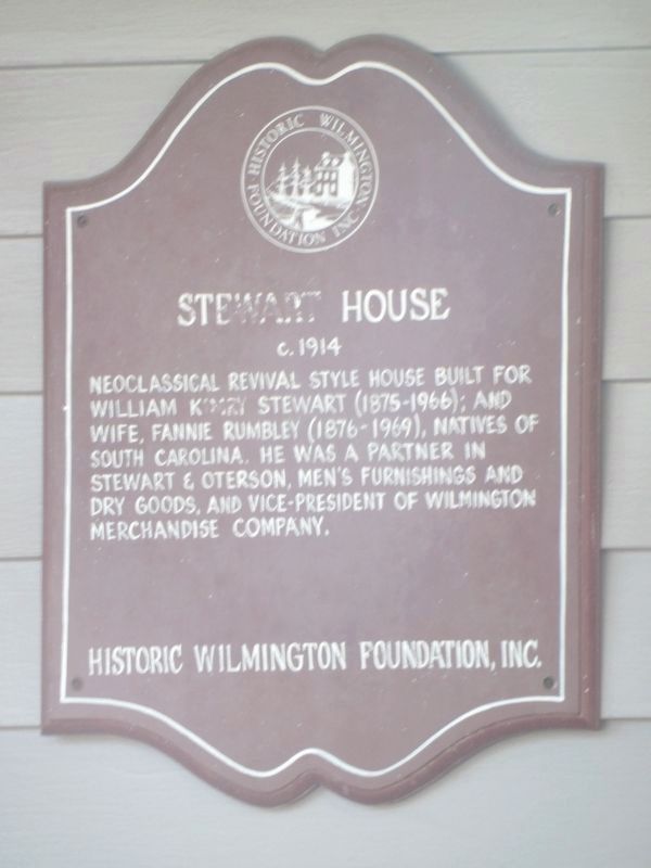 Stewart House Marker. Click for full size. Stewart House Marker image. Click for full size.