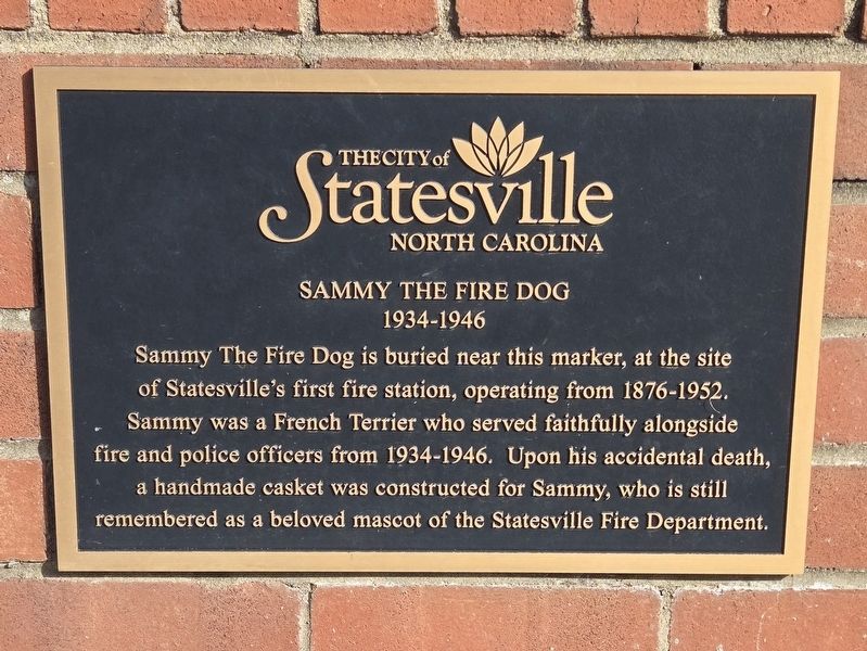 Sammy the Fire Dog Marker image. Click for full size.