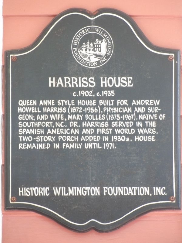 Harriss House Marker image. Click for full size.