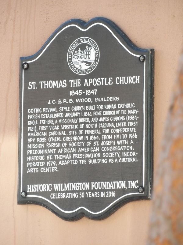 St. Thomas the Apostle Church Marker. Click for full size. St. Thomas the Apostle Church Marker image. Click for full size.