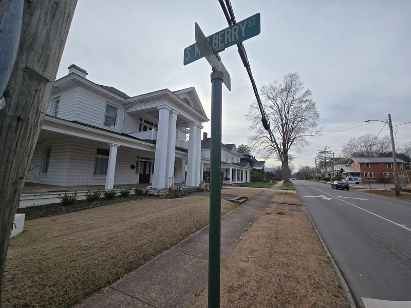 Missing Vance House Marker. Click for full size. Missing Vance House Marker image. Click for full size.