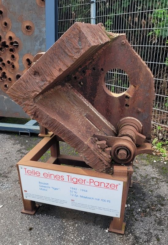 Parts of a Tiger Tank and Marker image. Click for full size.