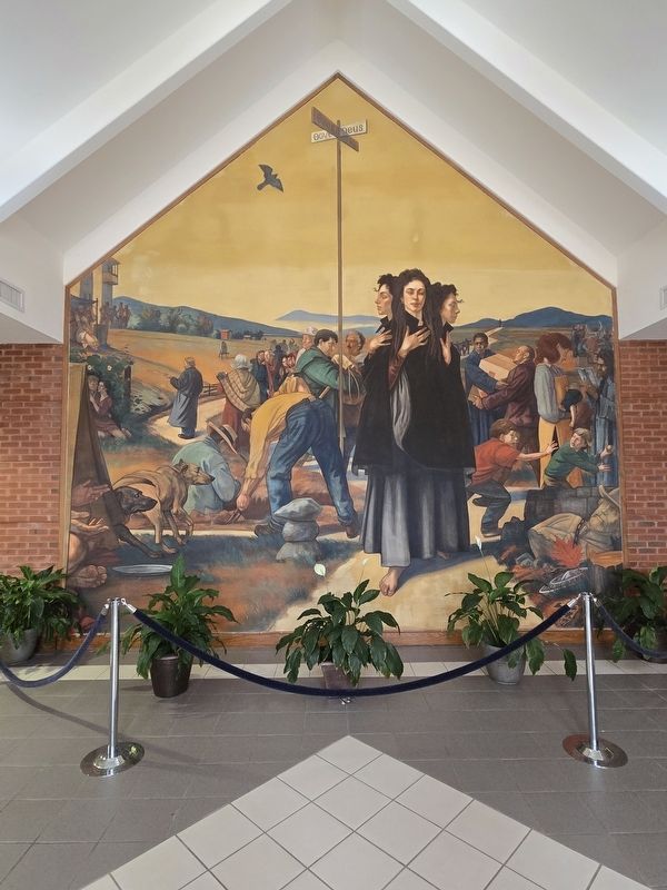 Images at the Crossroads Mural by Ben Long image. Click for full size.