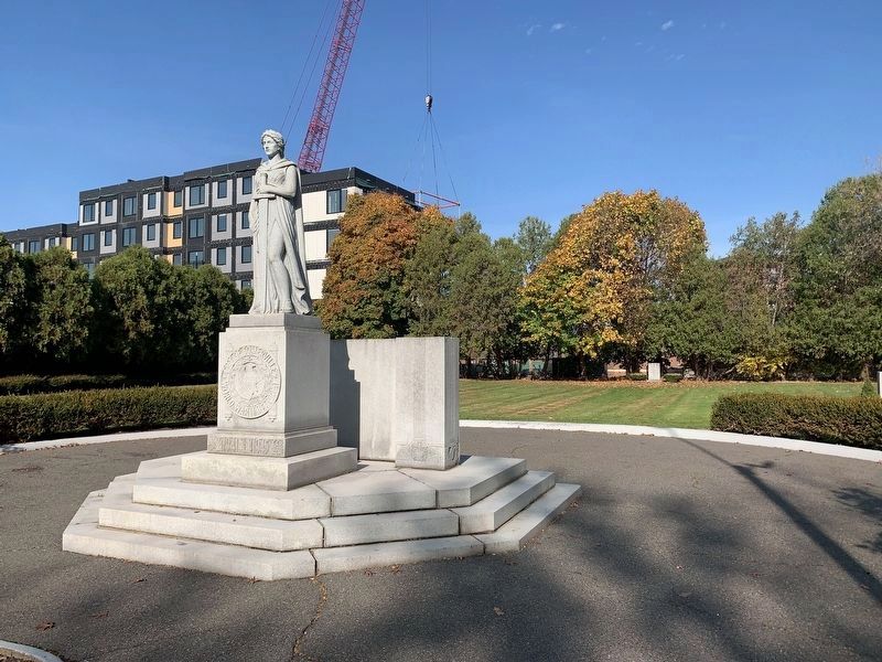 WW II Memorial. Click for full size. WW II Memorial image. Click for full size.