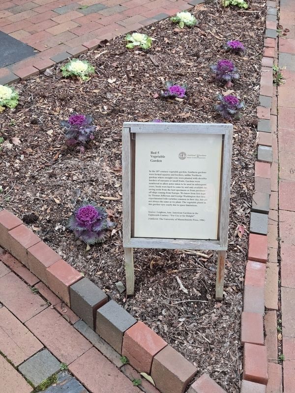 Vegetable Garden Marker and Bed. Click for full size. Vegetable Garden Marker and Bed image. Click for full size.