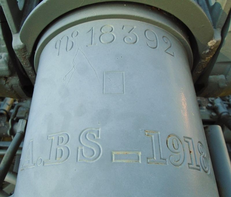 War Memorial Field Piece Foundry Mark. Click for full size. War Memorial Field Piece Foundry Mark image. Click for full size.