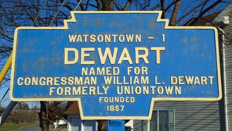 Dewart Marker. Click for full size. Dewart Marker image. Click for full size.