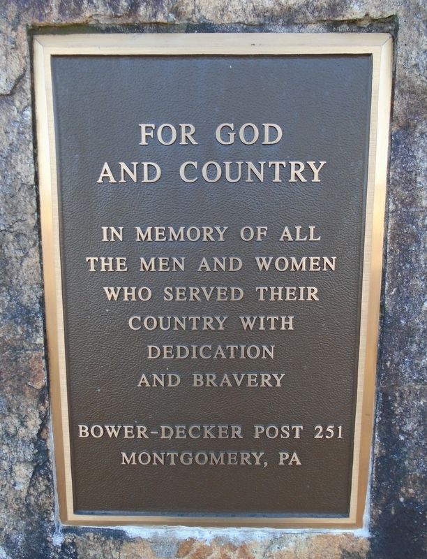 Veterans Memorial Marker. Click for full size. Veterans Memorial Marker image. Click for full size.