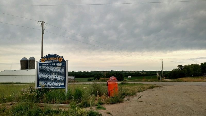 Battle of the Spurs Marker image. Click for full size.