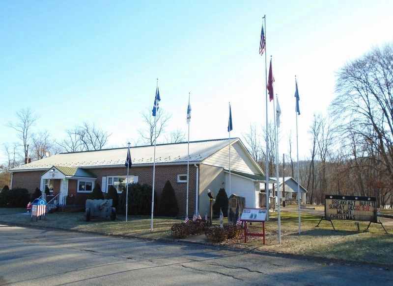 American Legion Bower-Decker Post No. 251 and Marker. Click for full size. American Legion Bower-Decker Post No. 251 and Marker image. Click for full size.