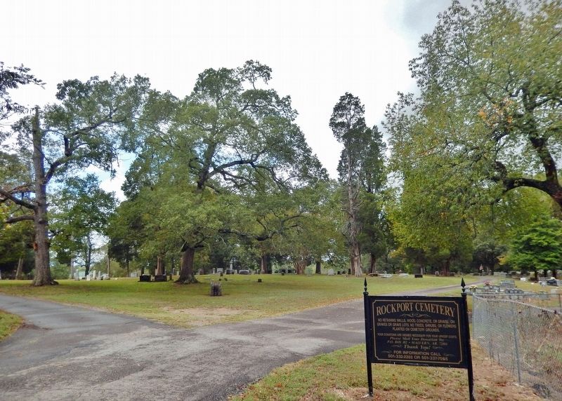 Rockport Cemetery Entrance. Click for full size. Rockport Cemetery Entrance image. Click for full size.