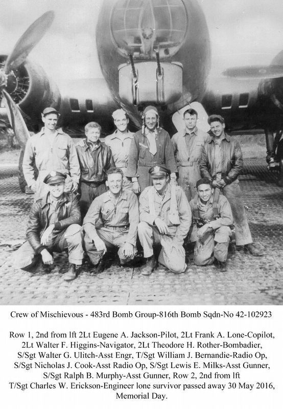 483rd Bombardment Group (H) Marker image. Click for full size.