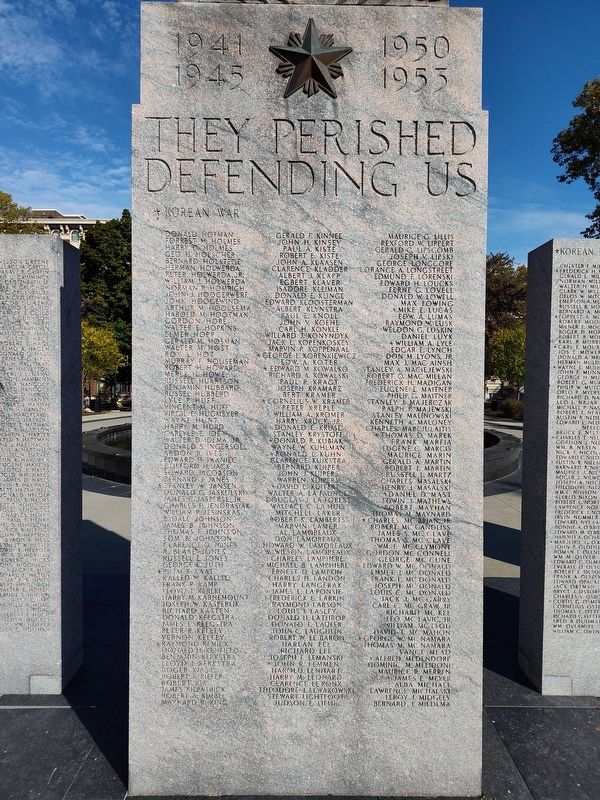 Grand Rapids Korean War Memorial Stone 3. Click for full size. Grand Rapids Korean War Memorial Stone 3 image. Click for full size.