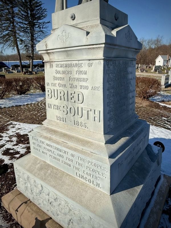 Bethlehem Cemetery Civil War Memorial. Click for full size. Bethlehem Cemetery Civil War Memorial image. Click for full size.