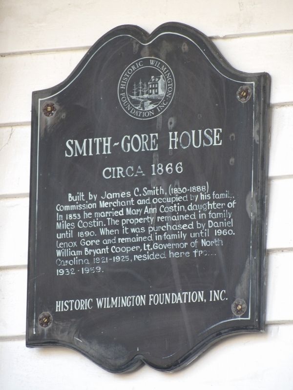 Smith-Gore House Marker. Click for full size. Smith-Gore House Marker image. Click for full size.