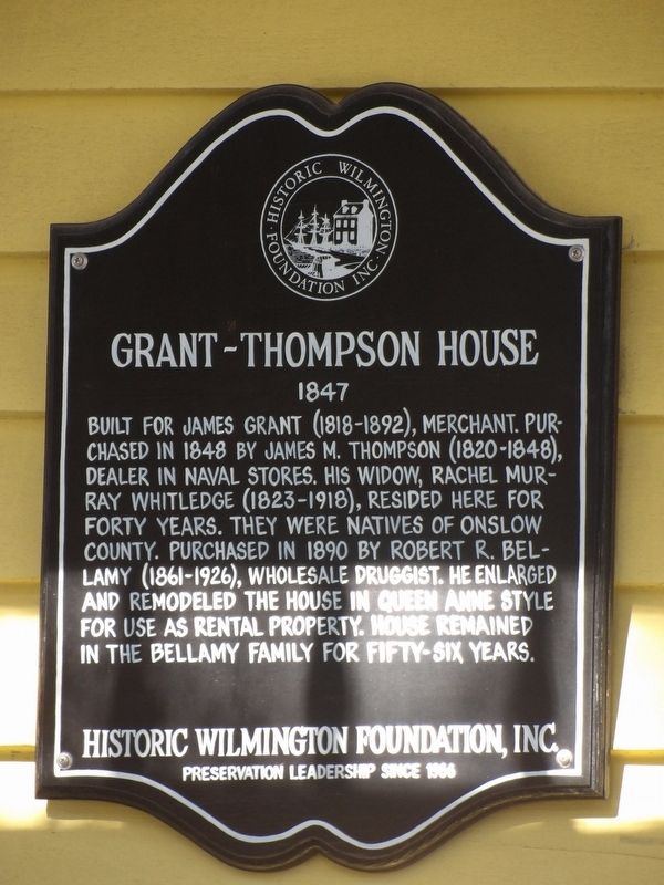 Grant-Thompson House Marker. Click for full size. Grant-Thompson House Marker image. Click for full size.