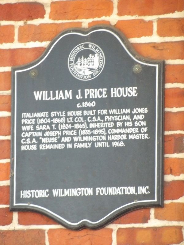 William J. Price House Marker image. Click for full size.